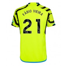 Arsenal Fabio Vieira #21 Bortatröja 2023-24 Korta ärmar